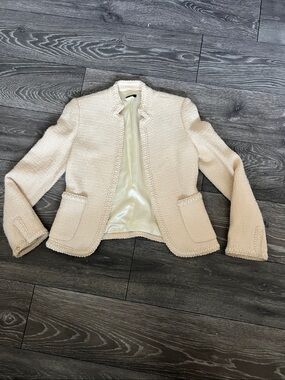 J. Crew Cream Bouclé Blazer